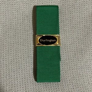In Original Foil Cuff Vintage Burlington Green Ribbon